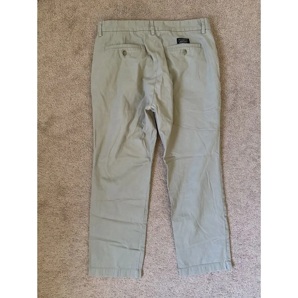 Banana Republic Emerson Men’s Chino Pants 34x30 Khaki 100% Cotton